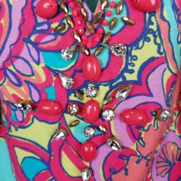 Lilly Pulitzer Lloyd Feeling Groovy Sleeveless Dress Size 4 - Picture 5 of 9